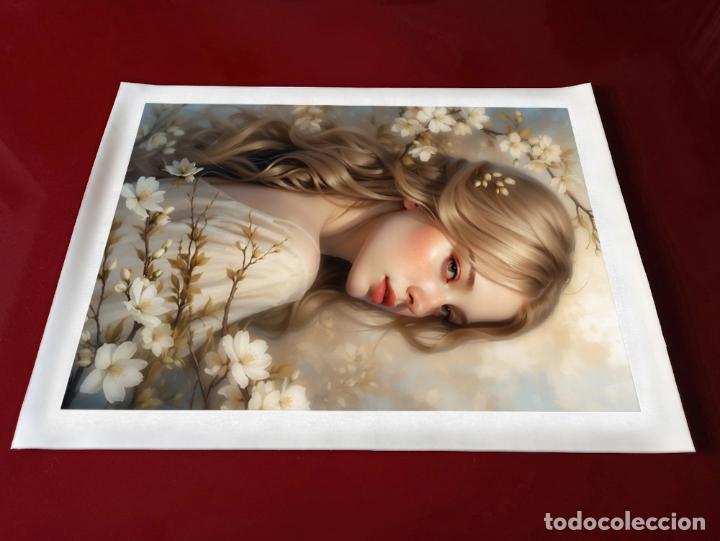 Otros objetos de arte: OLEANDER - IMPRESI&Oacute;N EN LIENZO DE ALGOD&Oacute;N ( 73 X 54 cm ) - Foto 6