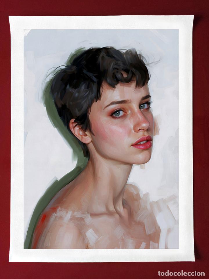 Otros objetos de arte: BIANCA - IMPRESI&Oacute;N EN LIENZO DE ALGOD&Oacute;N ( 73 X 54 cm ) - Foto 5