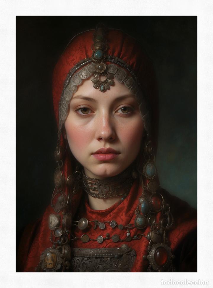Otros objetos de arte: GOTHEL - IMPRESI&Oacute;N EN LIENZO DE ALGOD&Oacute;N ( 73 X 54 cm ) - Foto 4