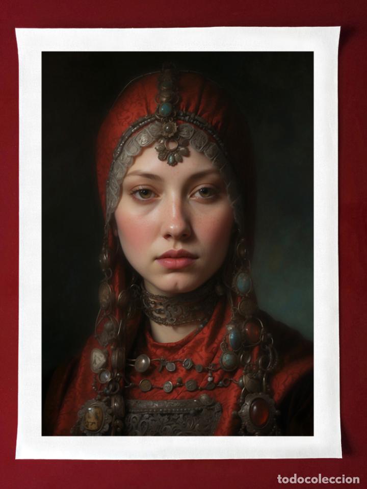 Otros objetos de arte: GOTHEL - IMPRESI&Oacute;N EN LIENZO DE ALGOD&Oacute;N ( 73 X 54 cm ) - Foto 5