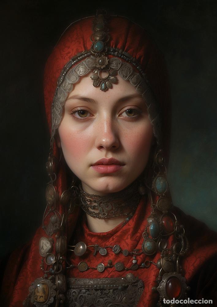 Otros objetos de arte: GOTHEL - IMPRESI&Oacute;N EN LIENZO DE ALGOD&Oacute;N ( 73 X 54 cm ) - Foto 1