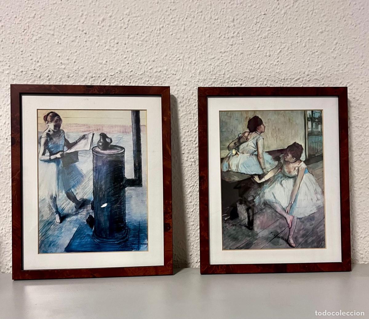 Otros objetos de arte: Pareja de cuadros, Degas - Foto 1