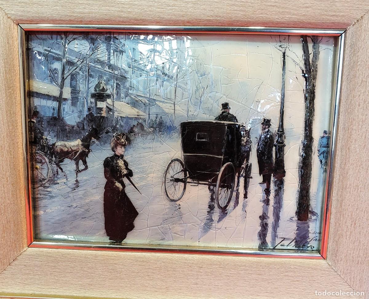 Otros objetos de arte: - Pareja de cuadros esmaltados - Foto 2