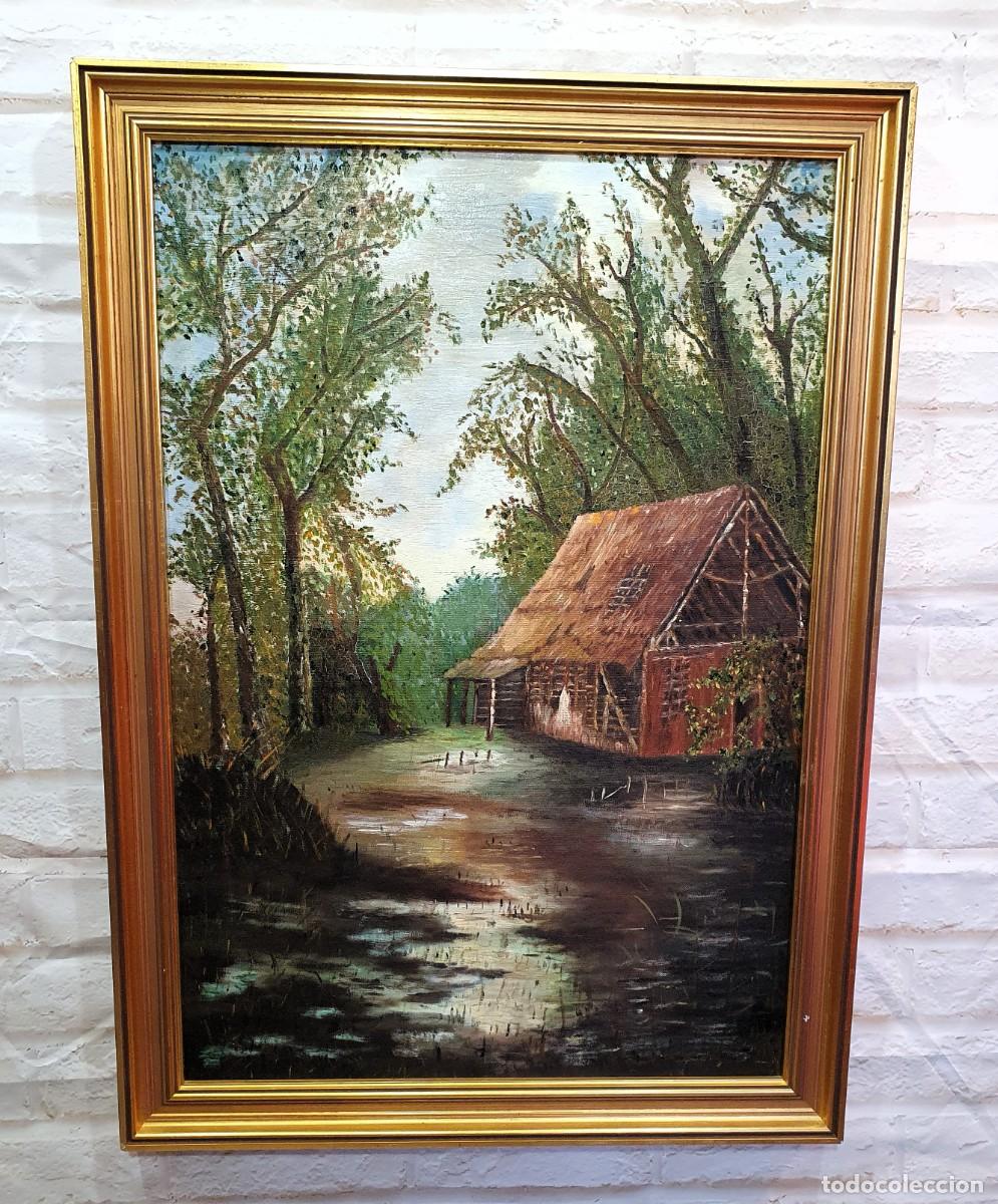 Otros objetos de arte: - Oleo sobre lienzo enmarcado - Foto 1