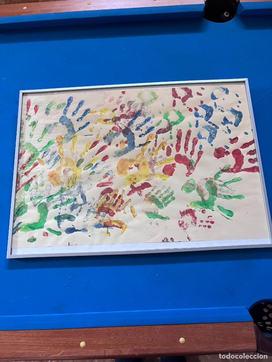 Otros objetos de arte: cuadro de manos con enmarcado de aluminio 70x50 - Foto 1