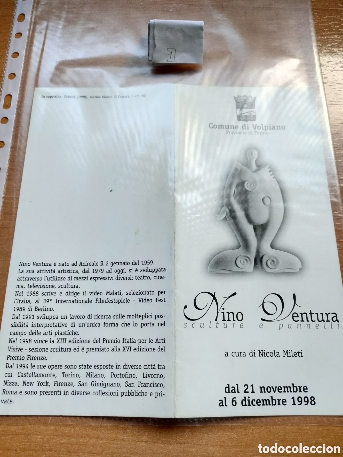Otros objetos de arte: Nino ventura - Foto 1
