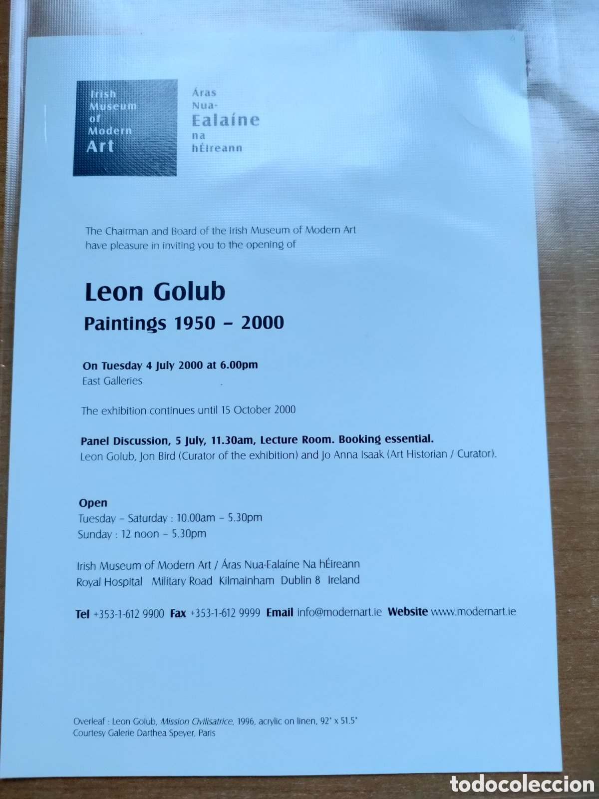 Otros objetos de arte: Leon Golub - Foto 2