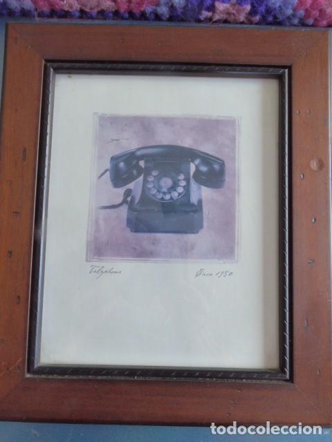 Otros objetos de arte: CUadros tel&eacute;fono y libro - Foto 2
