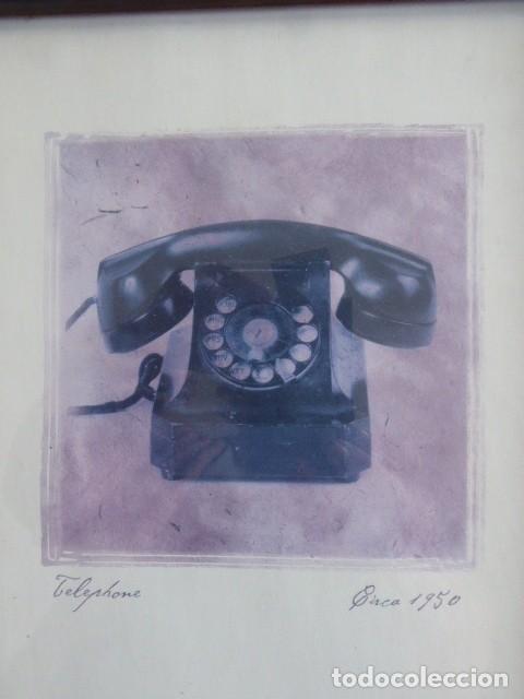 Otros objetos de arte: CUadros tel&eacute;fono y libro - Foto 3