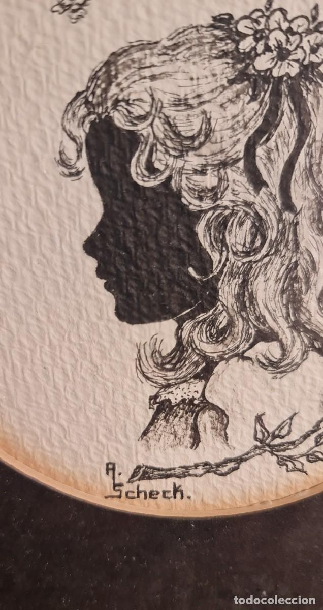 Otros objetos de arte: 2 Cuadros con siluetas - Foto 6