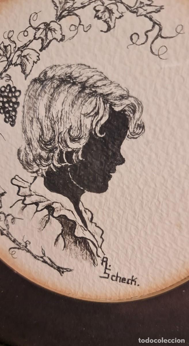 Otros objetos de arte: 2 Cuadros con siluetas - Foto 7