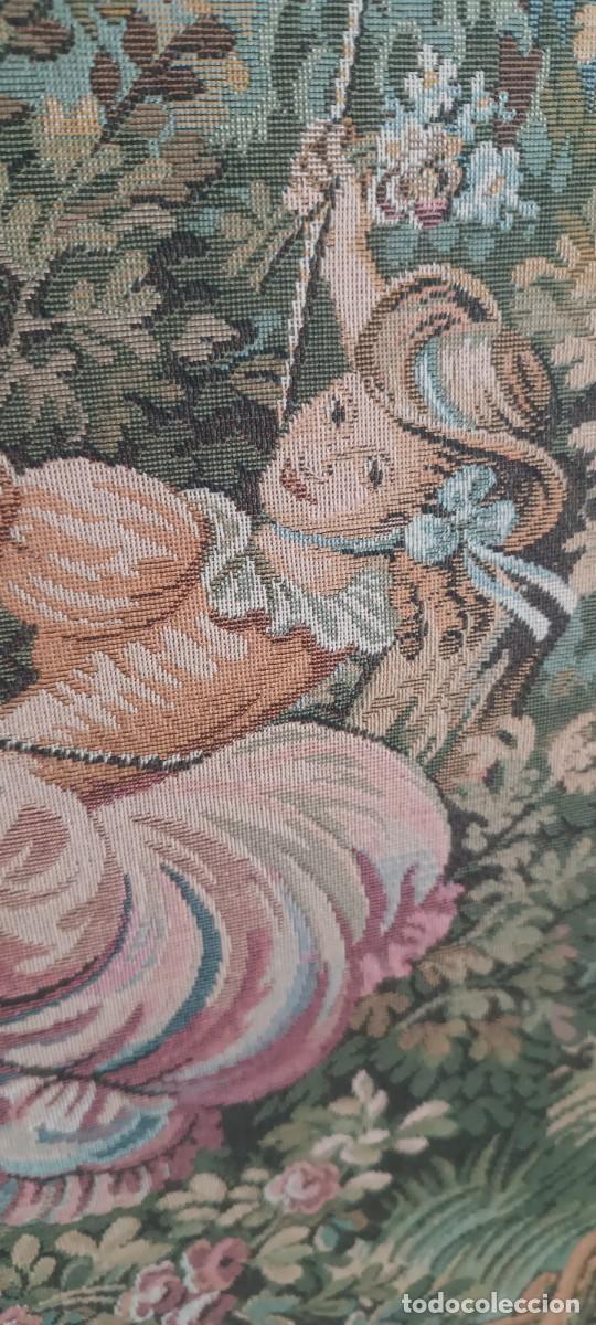 Otros objetos de arte: Cuadro de tapiz antiguo - Foto 2