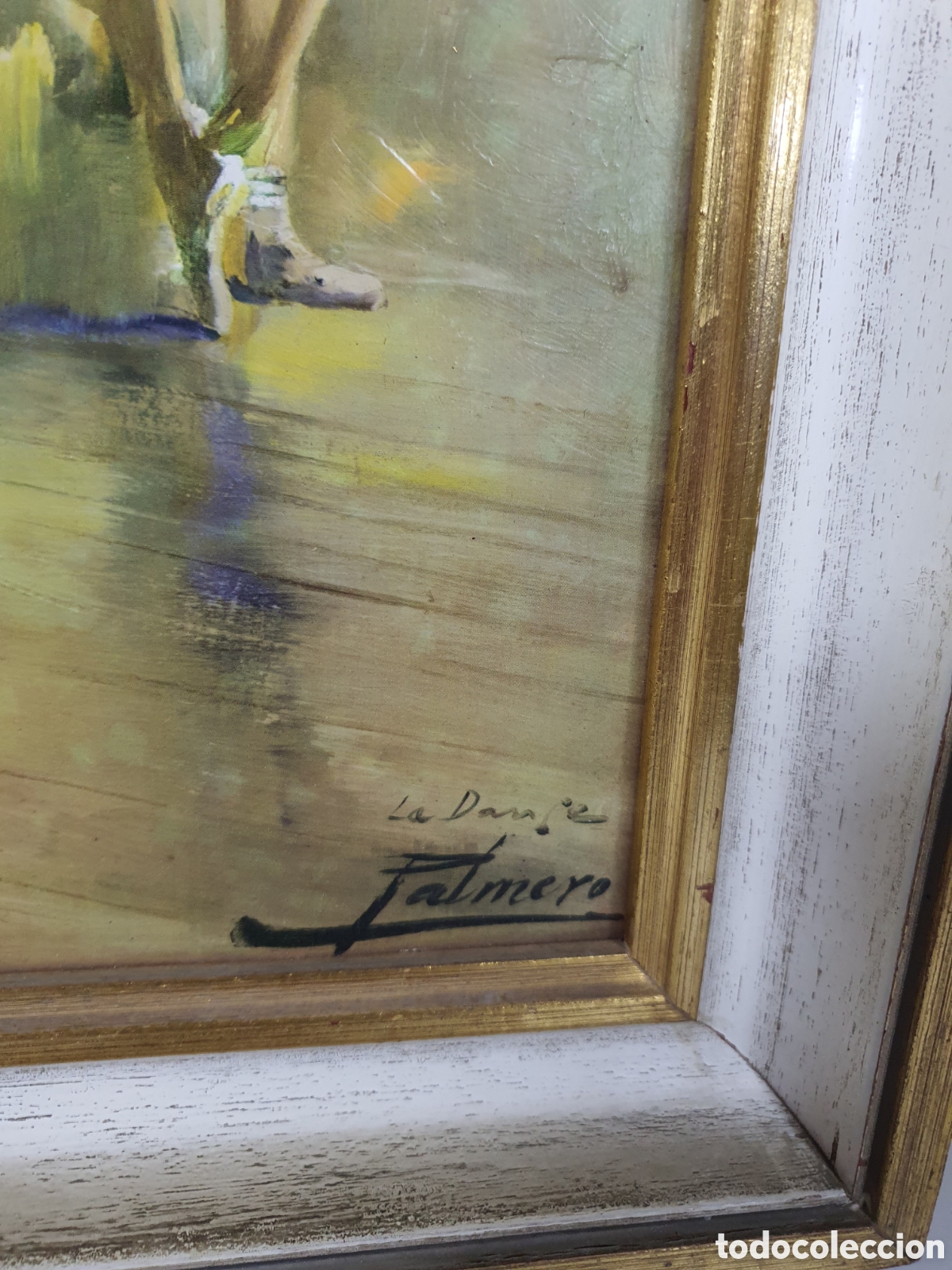 Otros objetos de arte: Olesa sobre madera palmero - Foto 2
