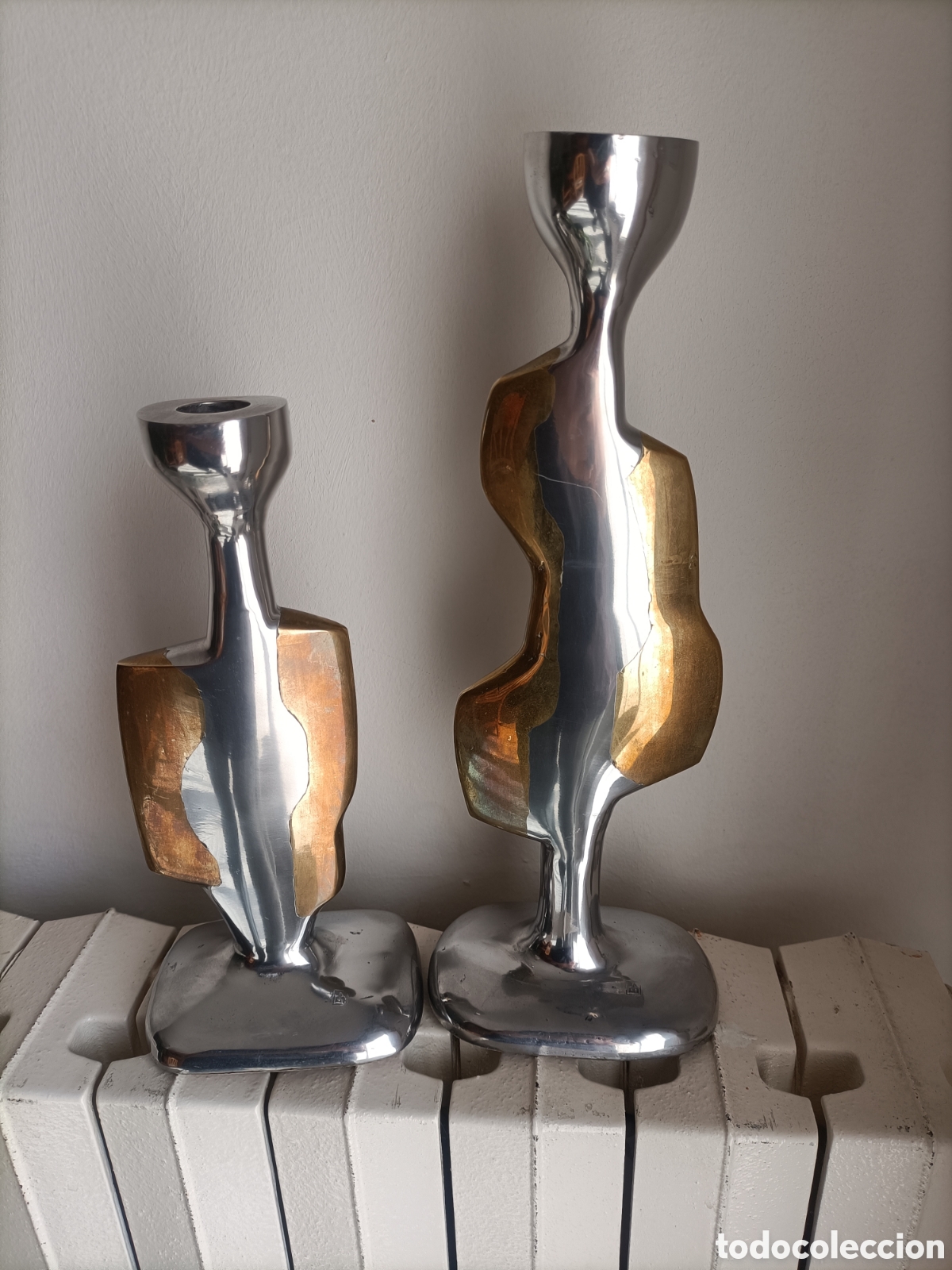 Otros objetos de arte: Candelabros dise&ntilde;o David Marshall - Foto 1