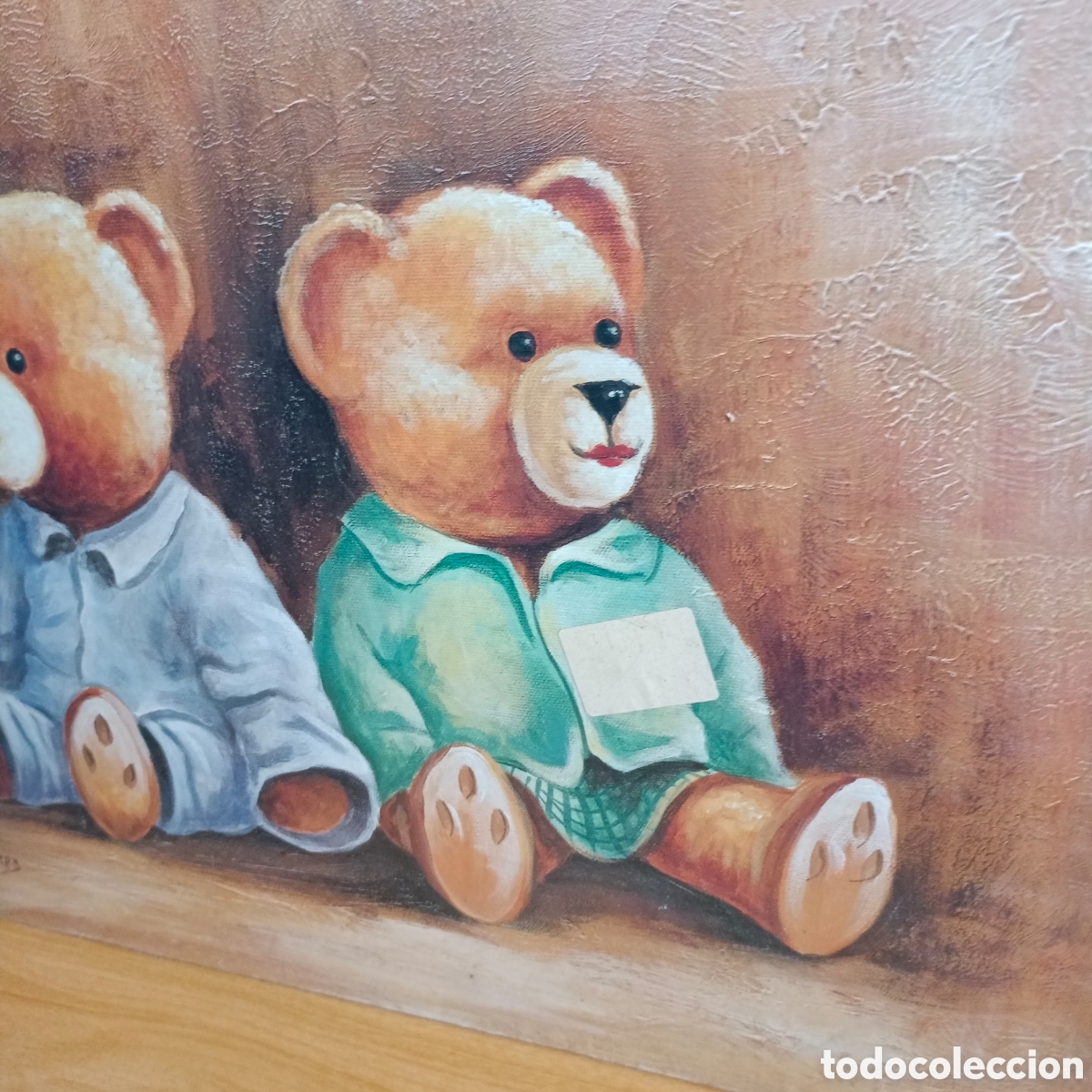 Otros objetos de arte: Cuadro ositos lamina pareja - Foto 3