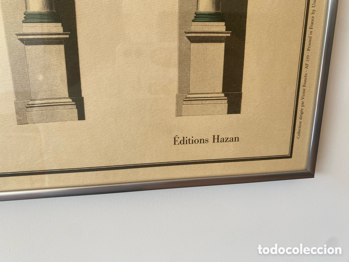 Otros objetos de arte: CUADRO LAMINA ARCO DU CARRUSEL - Foto 3