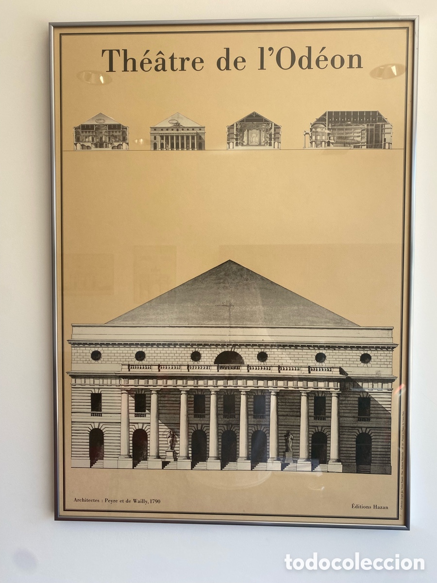 Otros objetos de arte: CUADRO LAMINA THEATRE L&rsquo;ODEON - Foto 1