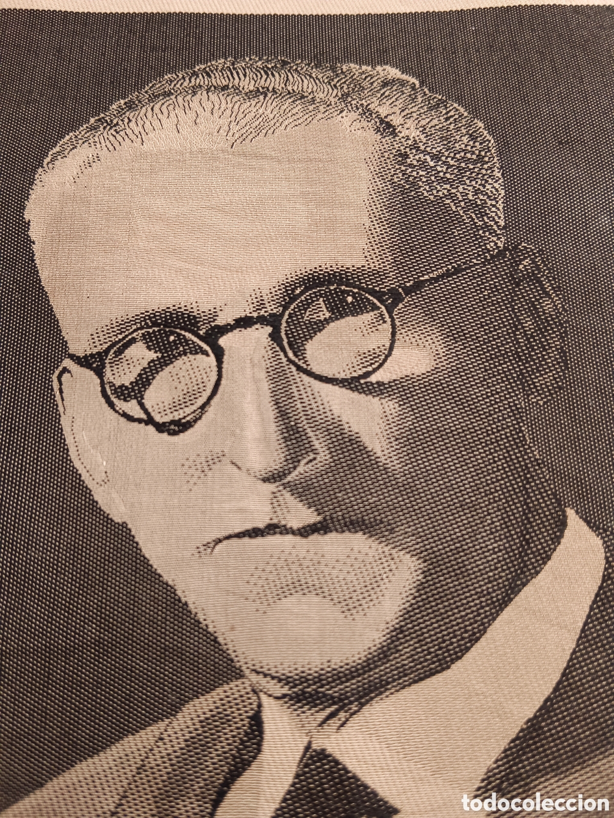 Otros objetos de arte: Autorretrato en Seda, J Planas 1948 - Foto 2
