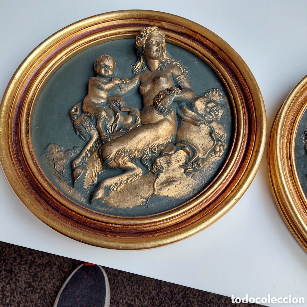 Otros objetos de arte: 2 Cuadros relieve.figura - Foto 3