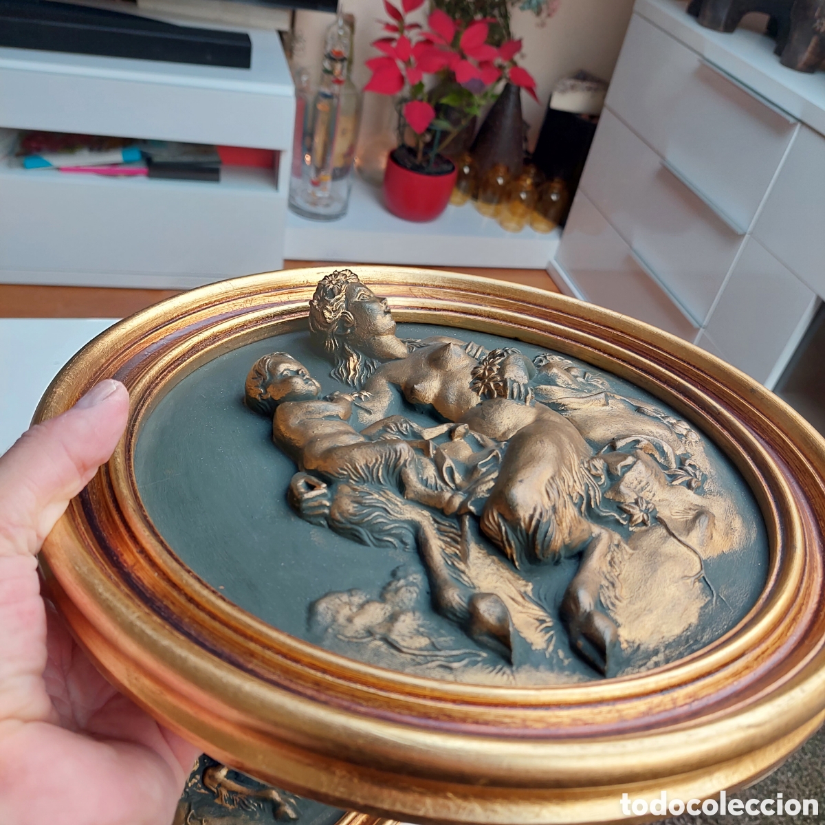 Otros objetos de arte: 2 Cuadros relieve.figura - Foto 5