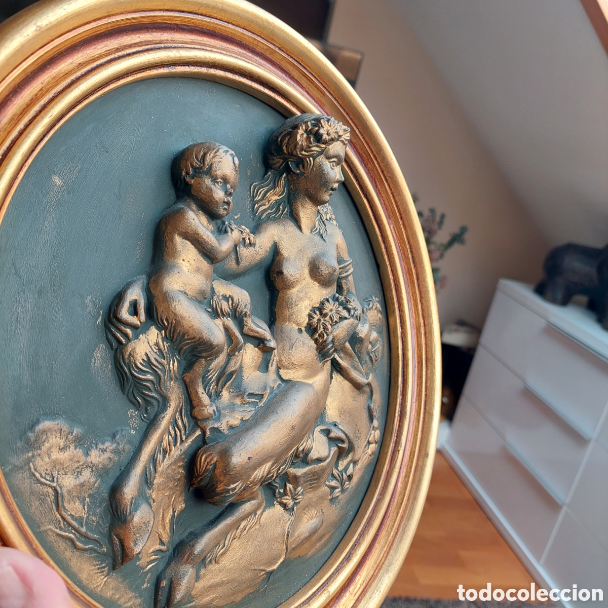 Otros objetos de arte: 2 Cuadros relieve.figura - Foto 4