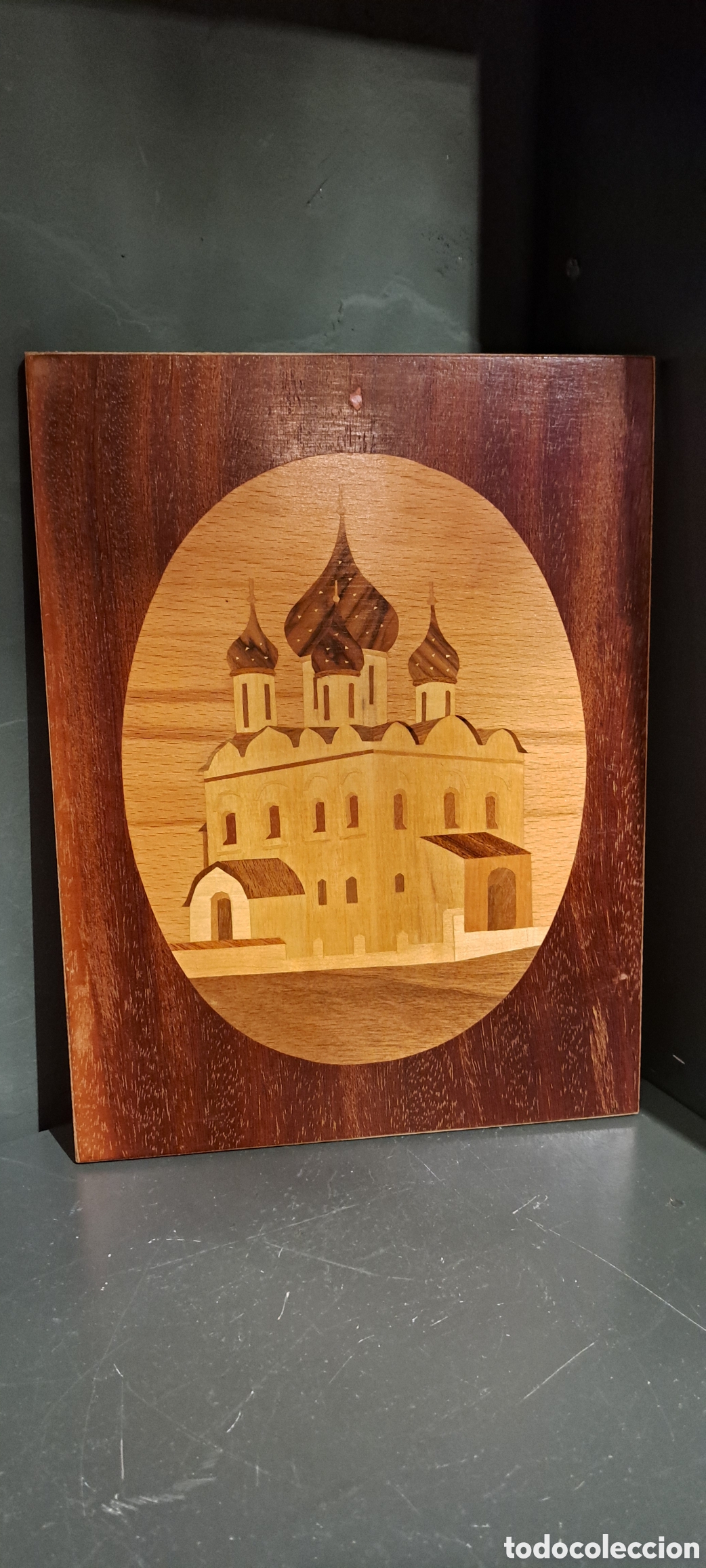 Otros objetos de arte: Cuadro Marqueter&iacute;a madera - Foto 2