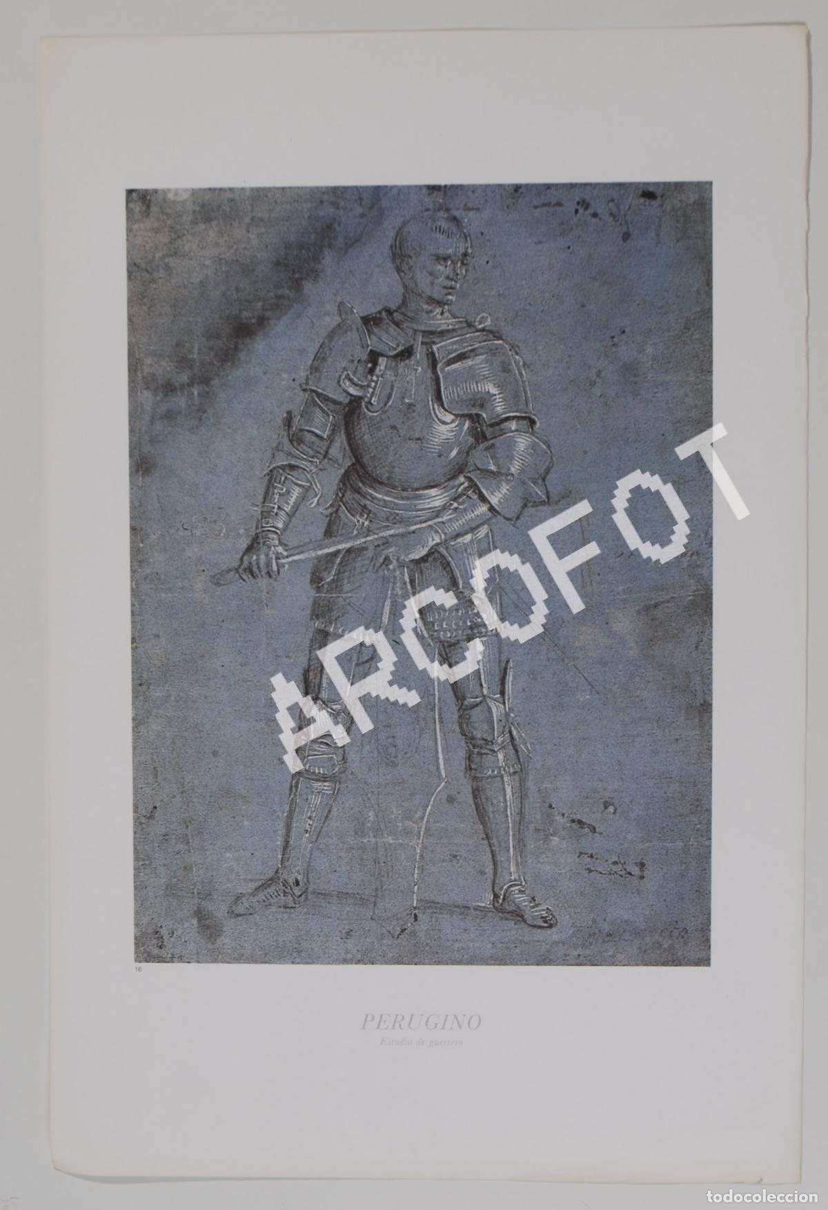 Otros objetos de arte: 1984 - n&ordm; 16 - PERUGINO - ESTUDIO DE GURRERO - Foto 1