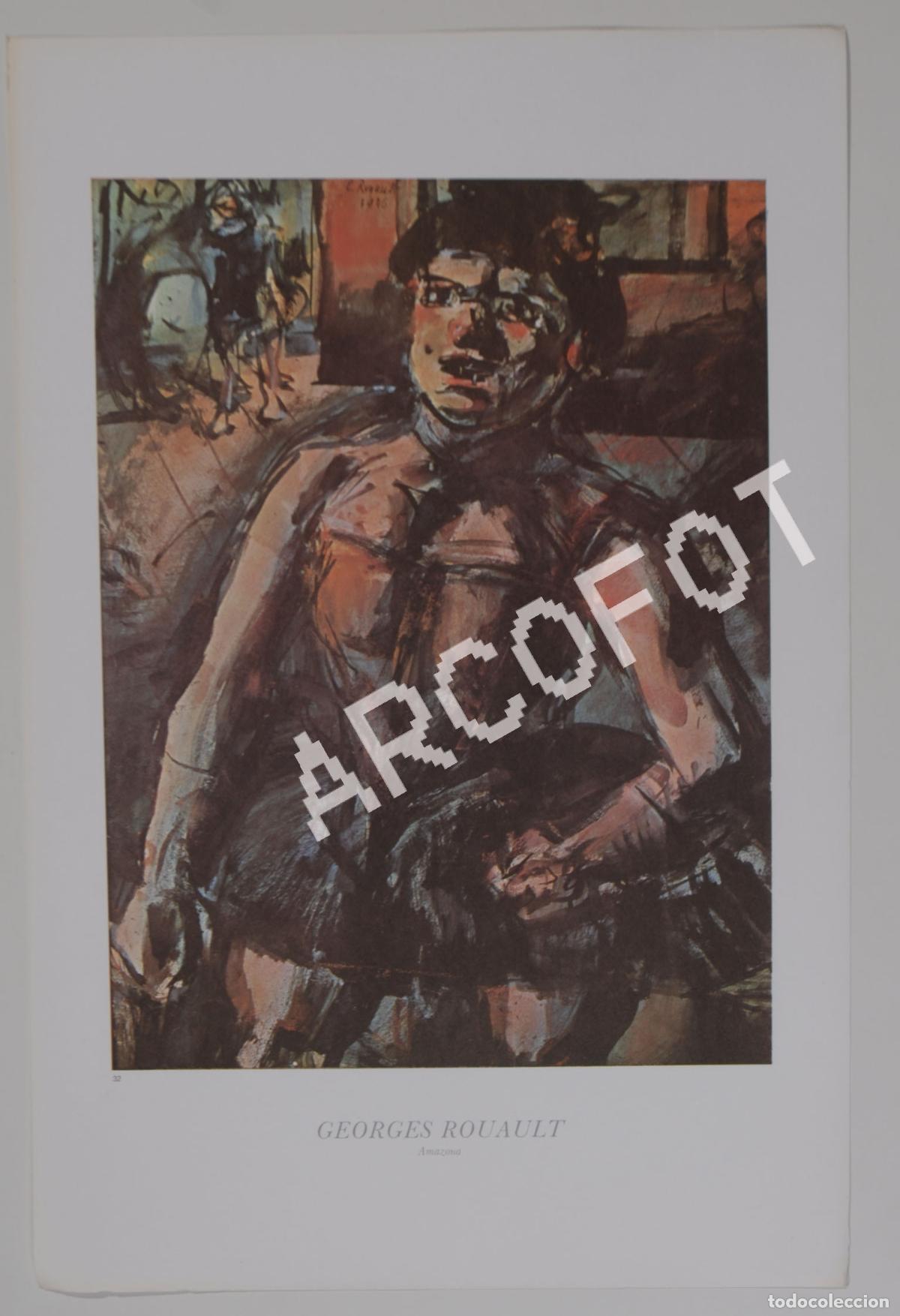 Otros objetos de arte: 1984 - n&ordm; 32 - GEORGES ROUAULT - AMAZONA - Foto 1