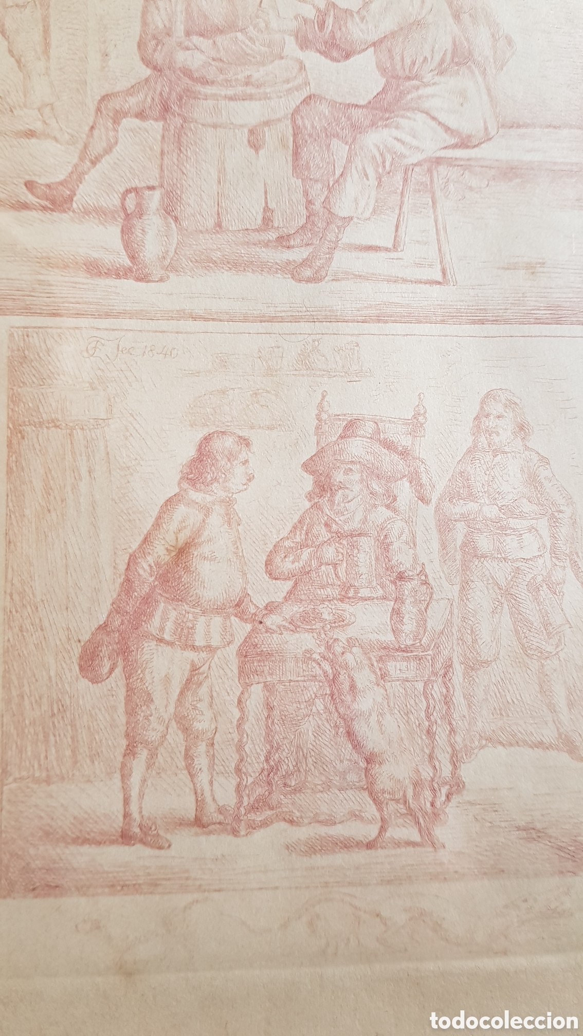 Otros objetos de arte: Cuadro escenas varias. David teniers. - Foto 3