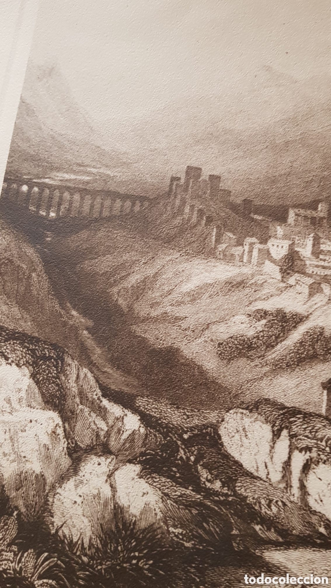 Otros objetos de arte: Palencia . Dibujo de david roberts - Foto 3