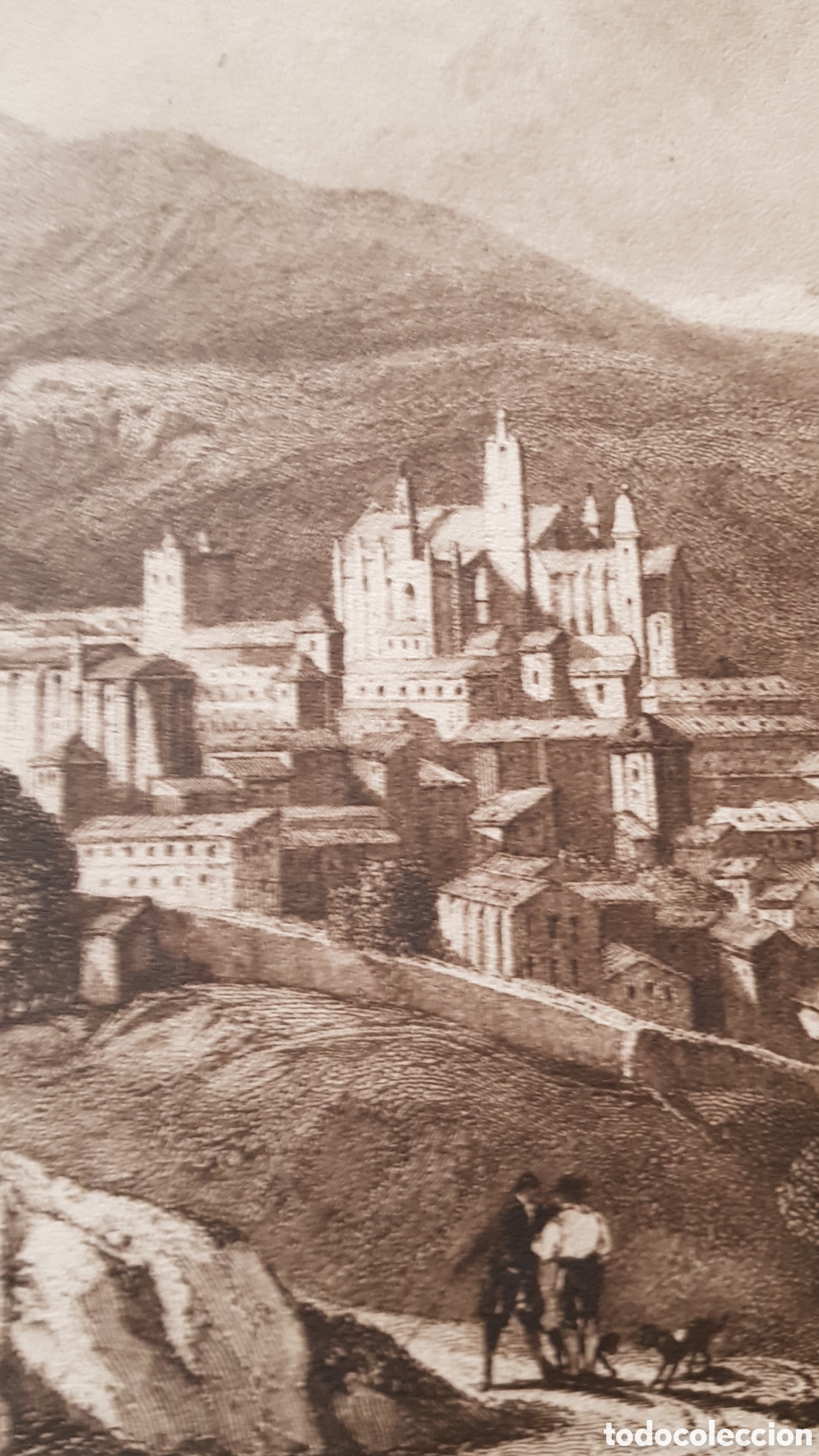 Otros objetos de arte: Palencia . Dibujo de david roberts - Foto 4