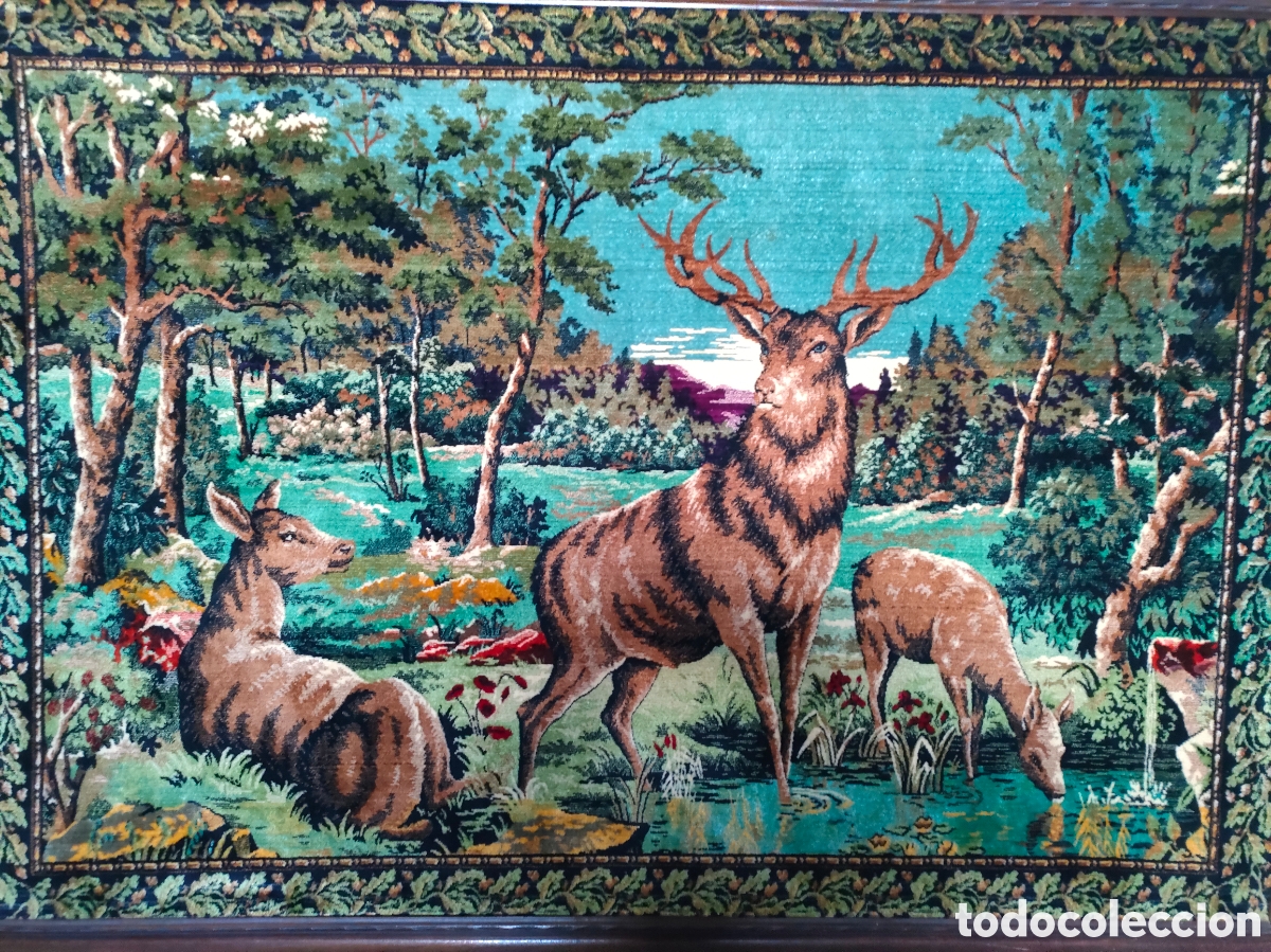Otros objetos de arte: Cuadro tapiz retablo - Foto 2