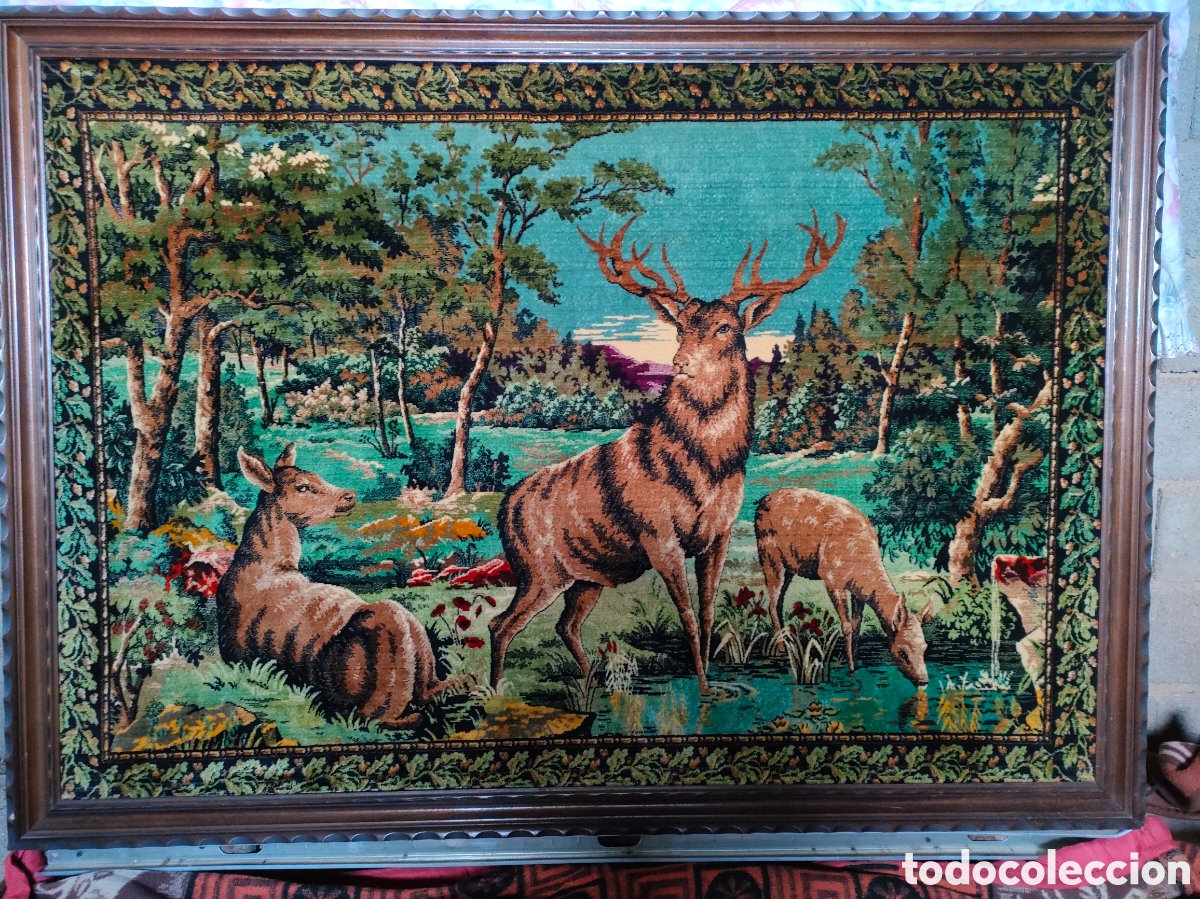 Otros objetos de arte: Cuadro tapiz retablo - Foto 1