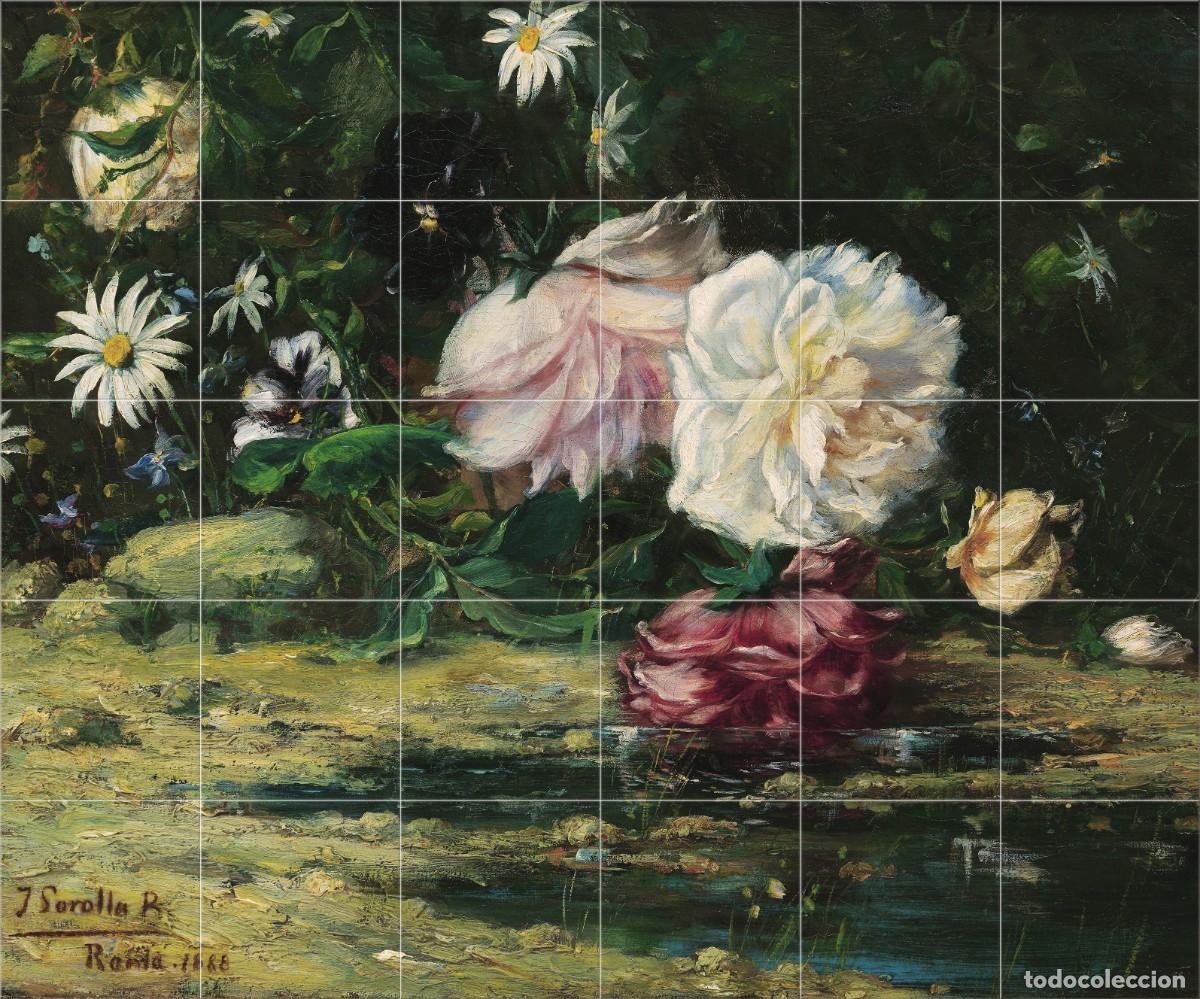Otros objetos de arte: &ldquo;Flores sobre a &aacute;gua&rdquo; de Joaqu&iacute;n Sorolla - Foto 1