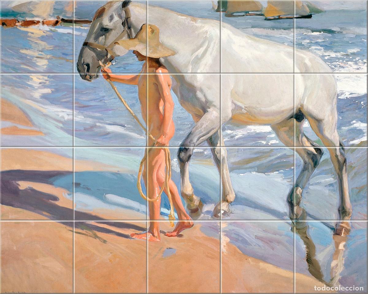 Otros objetos de arte: &ldquo;O banho do cavalo&rdquo; de Joaqu&iacute;n Sorolla - Foto 1
