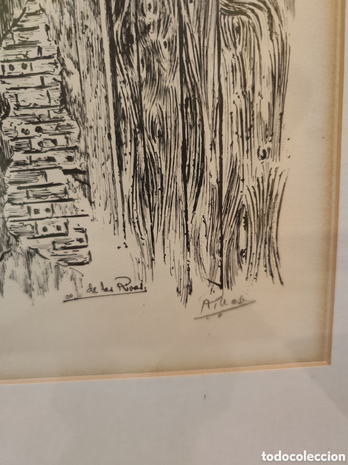 Otros objetos de arte: DE LAS RIVAS TINTAS 3 CUADROS - Foto 4