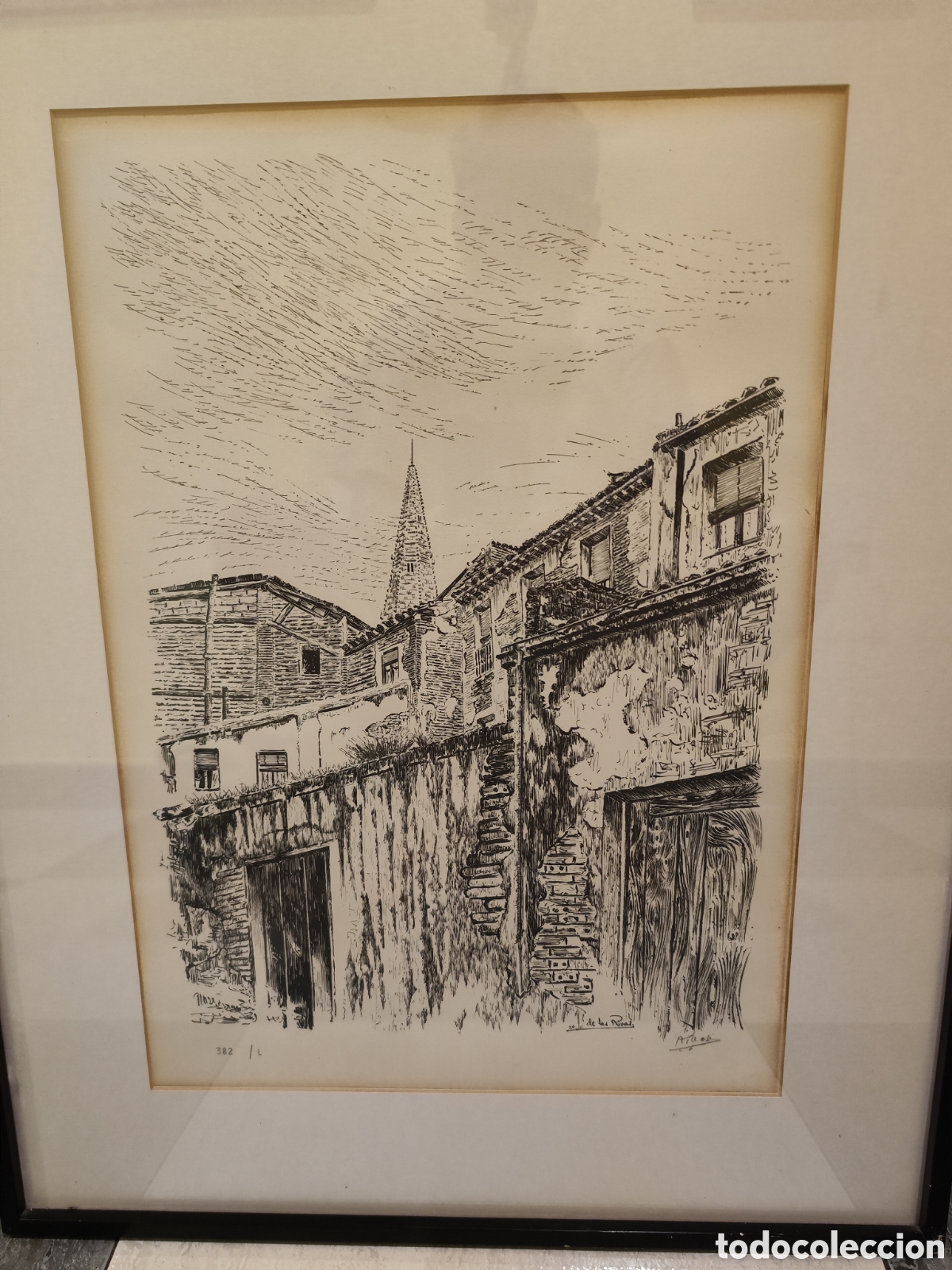 Otros objetos de arte: DE LAS RIVAS TINTAS 3 CUADROS - Foto 5