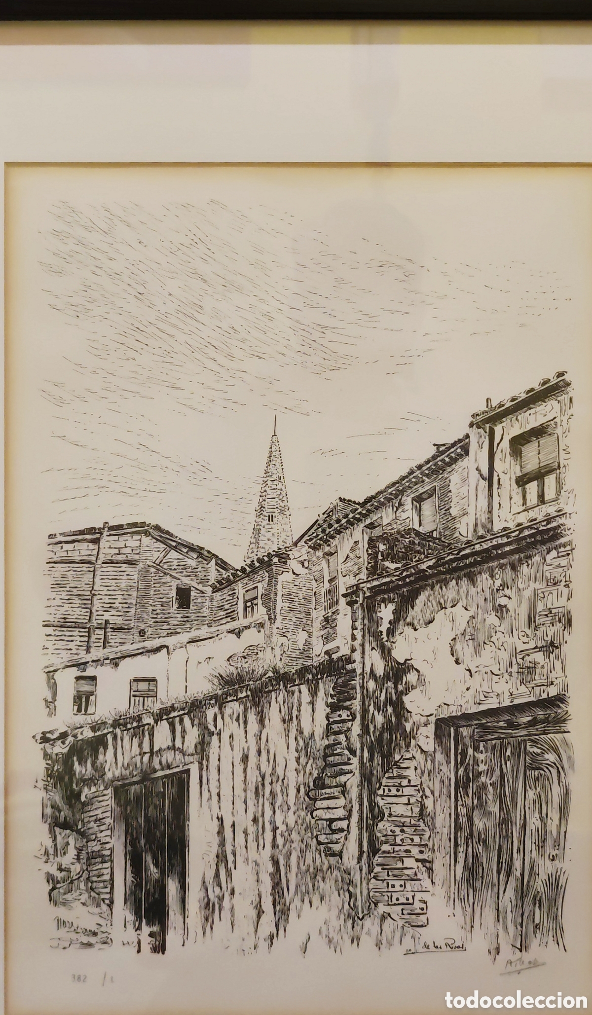 Otros objetos de arte: DE LAS RIVAS TINTAS 3 CUADROS - Foto 11