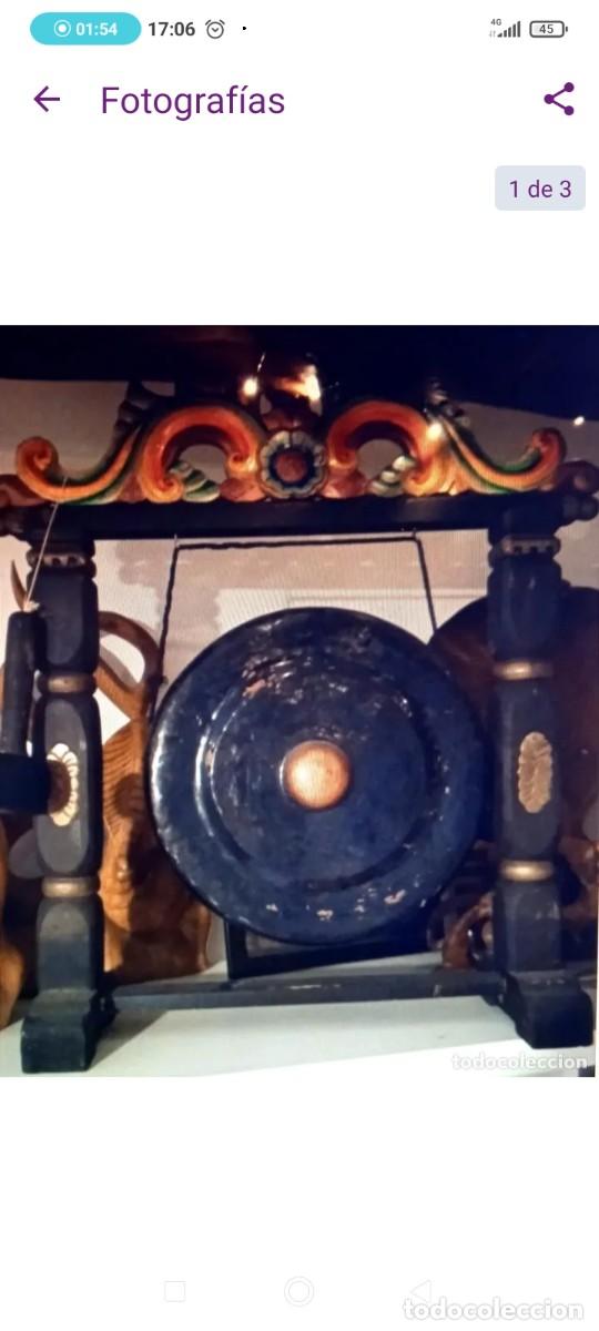 Otros objetos de arte: Gong instrumento musical - Foto 1