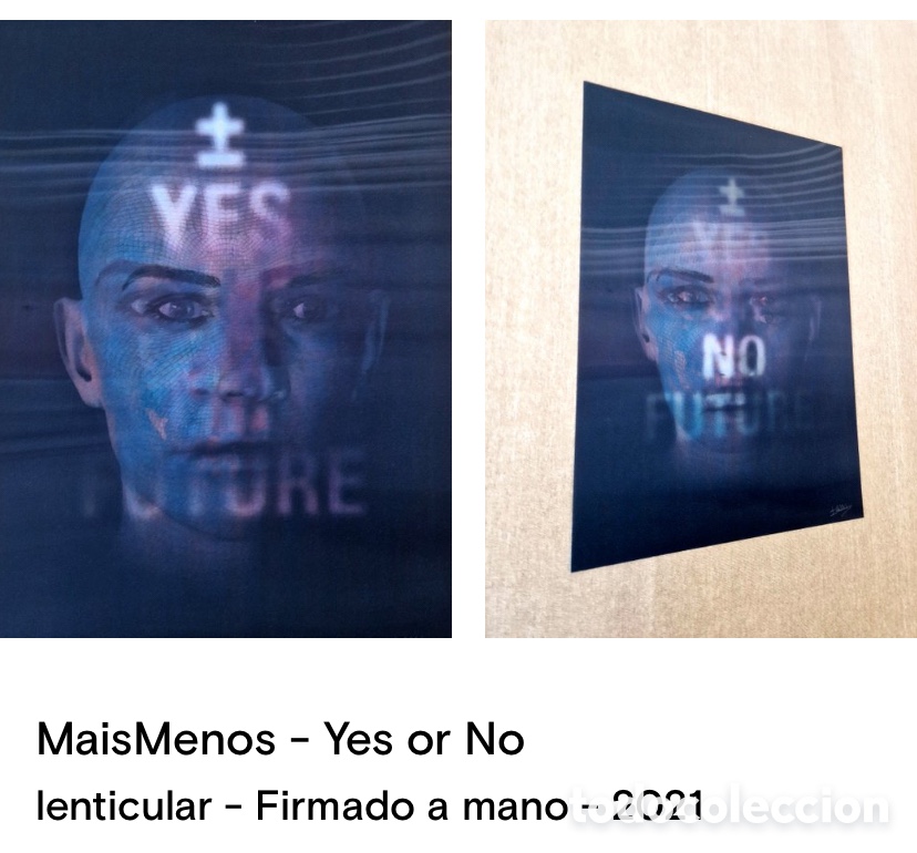 Otros objetos de arte: Lenticular MaisMenos - Foto 1