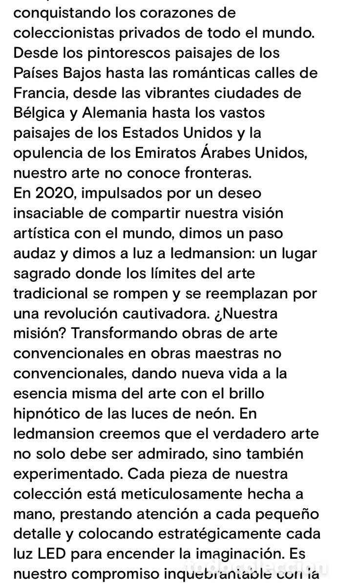 Otros objetos de arte: Led maison -Cesare tatoo led wall art - Foto 4