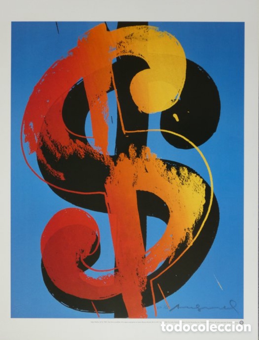 Otros objetos de arte: Andy warhol -nach dollar (80x60cm) - Foto 3