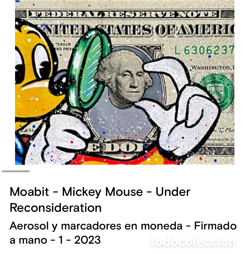 Otros objetos de arte: Mobait-mickey mouse (Under reconsideration) - Foto 1