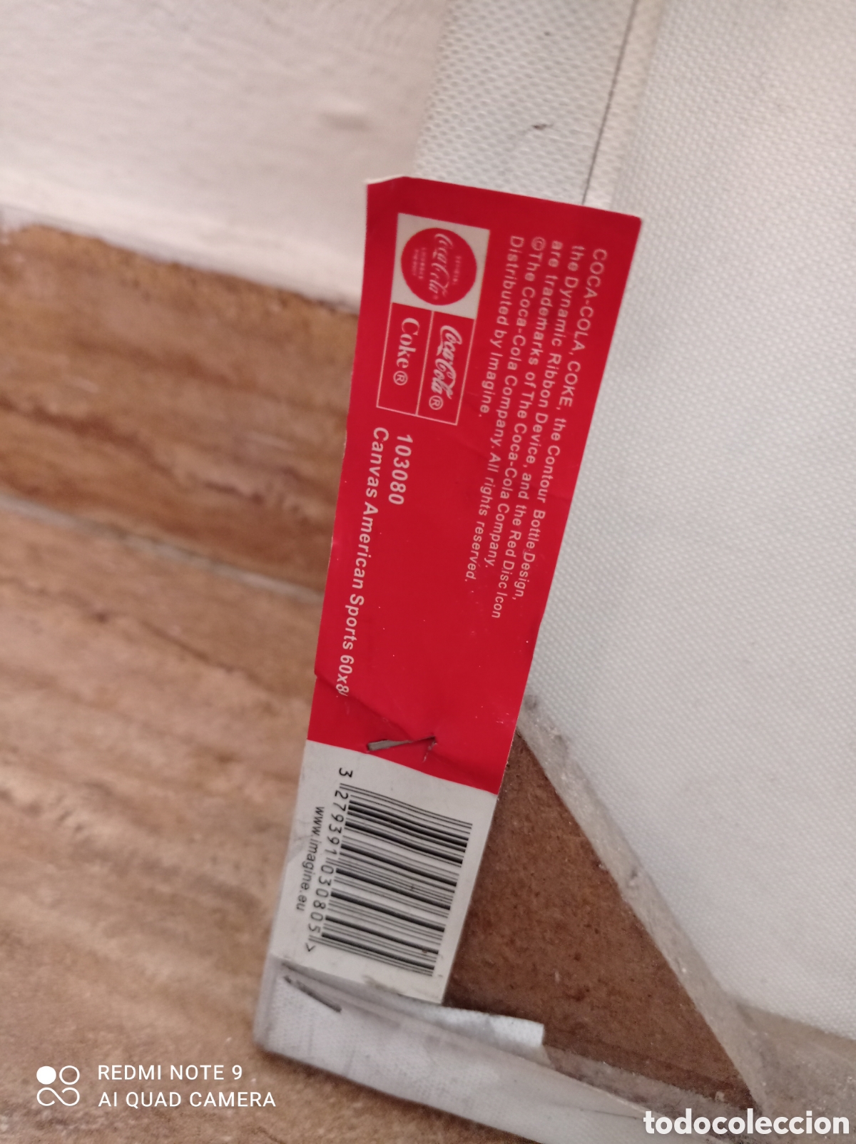 Otros objetos de arte: Cuadro coca cola lamina - Foto 2