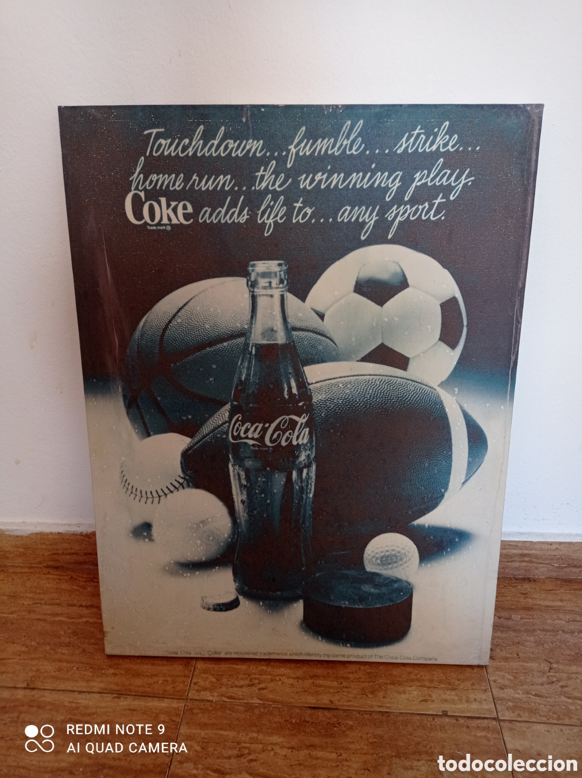 Otros objetos de arte: Cuadro coca cola lamina - Foto 1