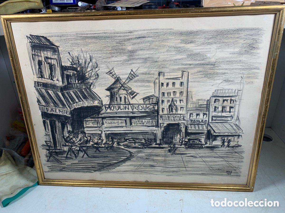Otros objetos de arte: 01_ par&iacute;s Moulin Rouge - Foto 1