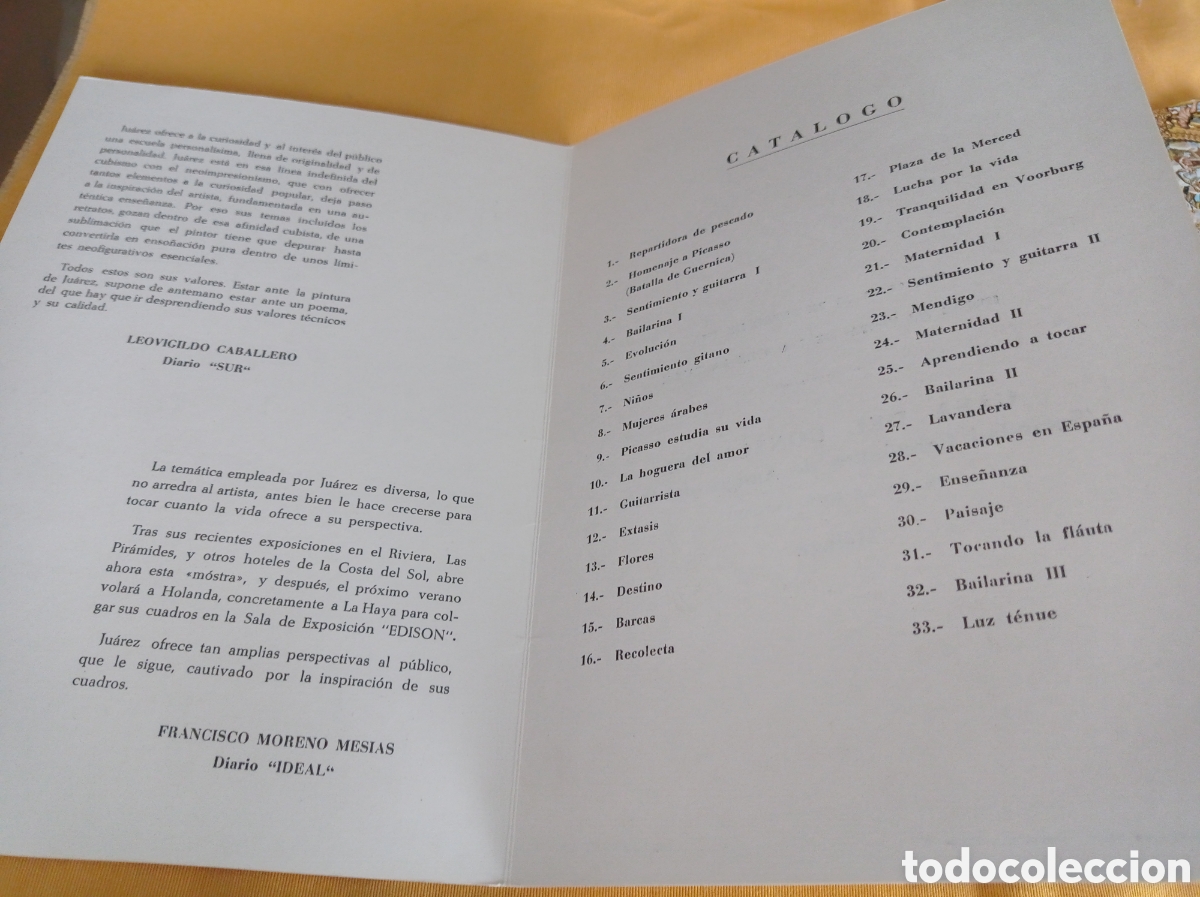 Otros objetos de arte: M&aacute;laga,1975,Ju&aacute;rez,exposici&oacute;n Consulado - Foto 3