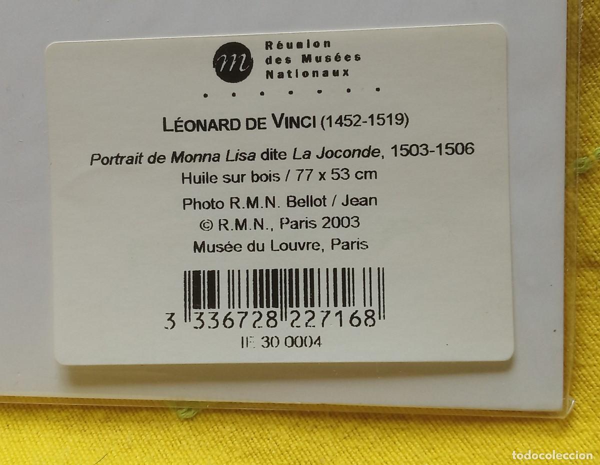 Otros objetos de arte: Lamina de la Gioconda comprada en el Louvre en el 2003 - Foto 2