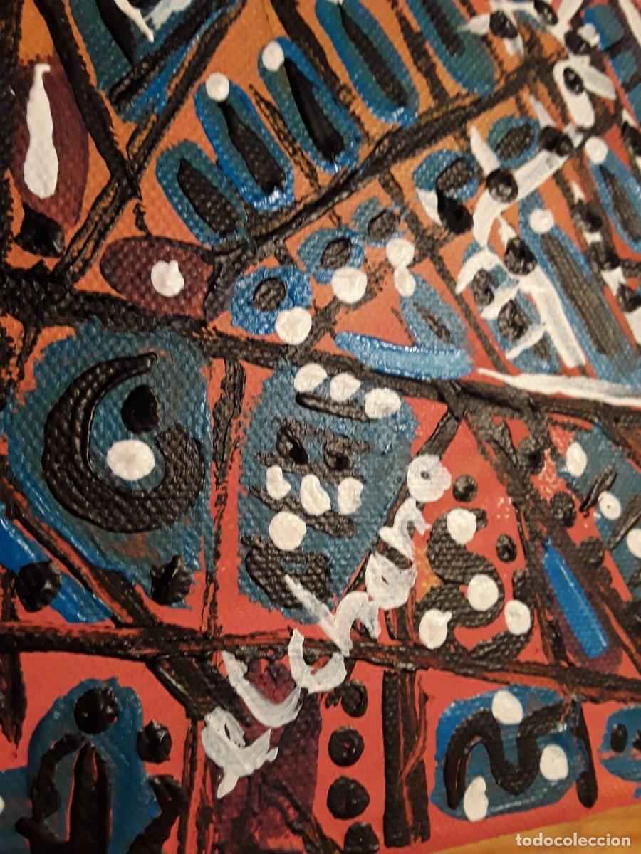 Otros objetos de arte: Obra del pintor &rdquo;El Chano&rdquo;, acr&iacute;lico sobre lienzo. - Foto 3