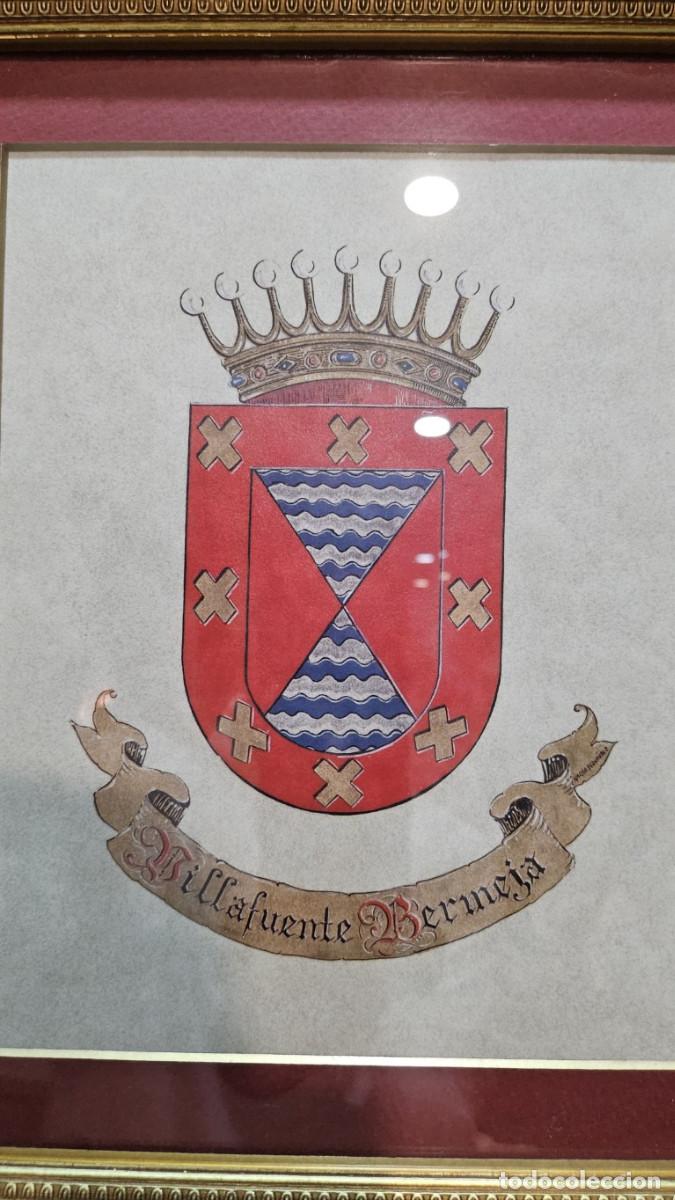 Otros objetos de arte: cuadro con escudos familiar - Foto 2